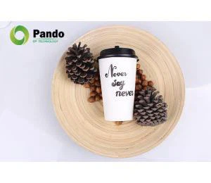 पर्यावरण के अनुकूल खाद कागज गर्म कप