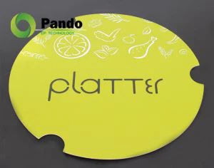 चिकन बकेट के लिए पेपर लिड