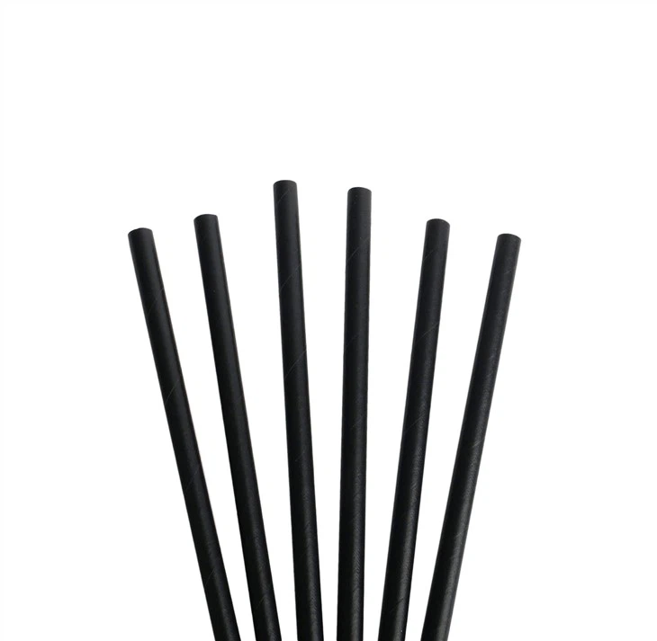 Biodegradable Black Paper Straws