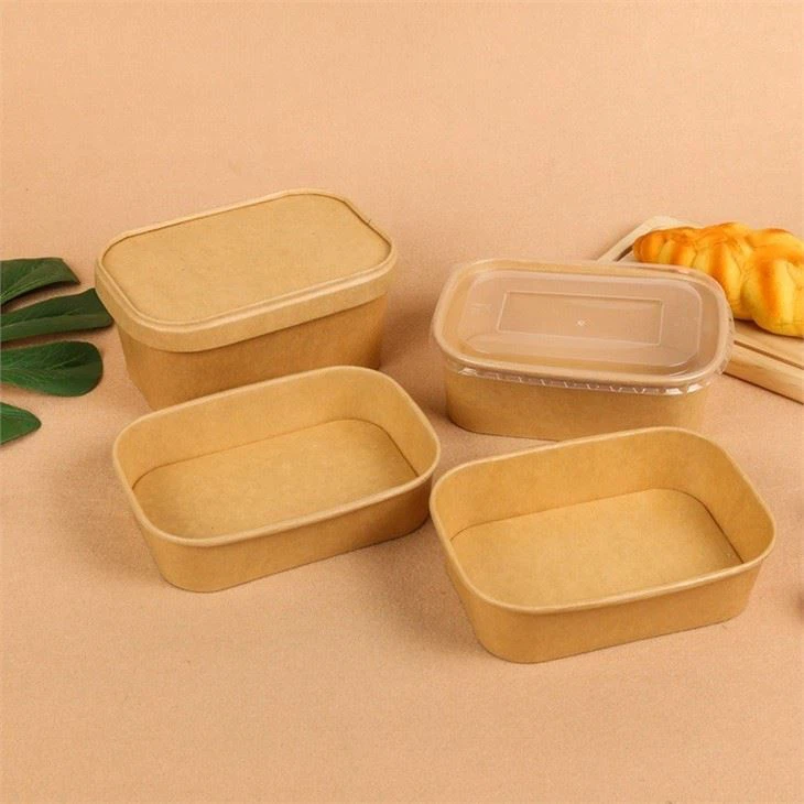 Rectangular Paper Salad Bowl